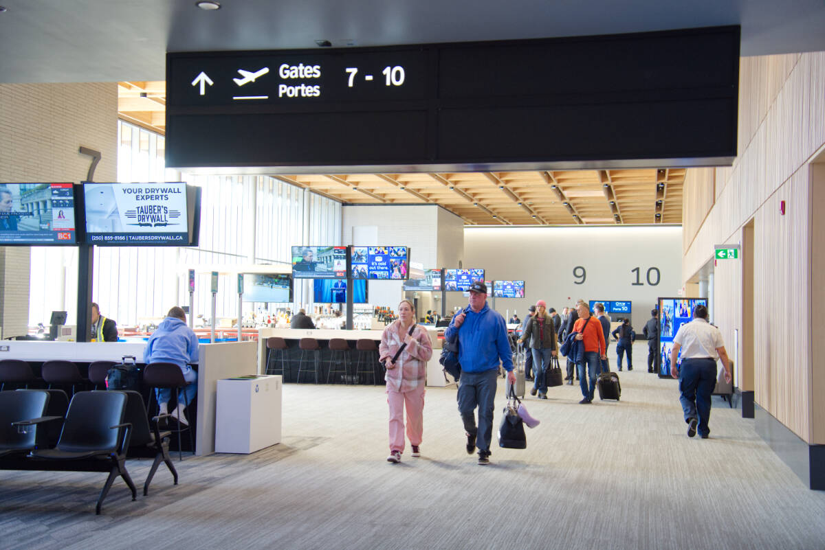PHOTOS : New departure lounge open to travellers at Kelowna airport