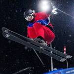 Team Canada&rsquo;s Cassie Sharpe competes in Freestyle Ski Women&rsquo;s Halfpipe at the Milano Cortina 2026 Olympic Winter Games in Livigno, Italy on Thursday, February 19, 2026. Photo by Mark Blinch/COC MANDATORY CREDIT
